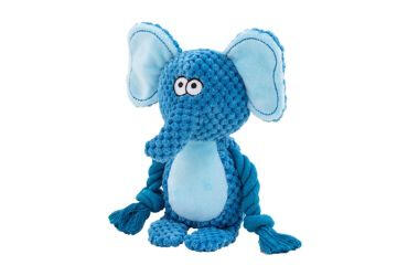 ein Stoff Kuscheltier für einen Hund mit verschiedenen Funktionen