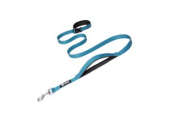 blaue verstellbare Hundeleine